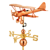 Biplane Full Size Weathervane